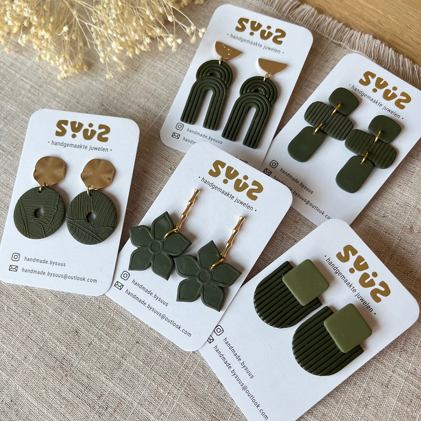 Grote studs groen