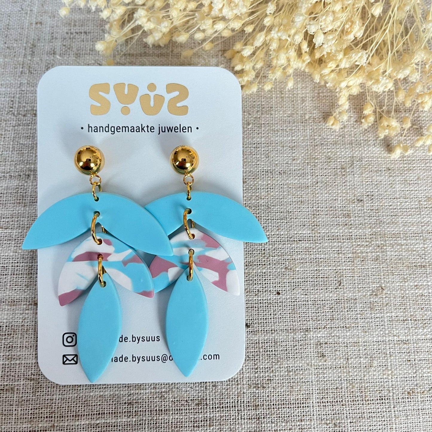 Lange hanger blauw